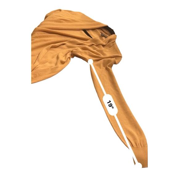 Nine West Knit Cardigan Women’s Small Khaki Tan Beige Open Front minimalist - Picture 5 of 8